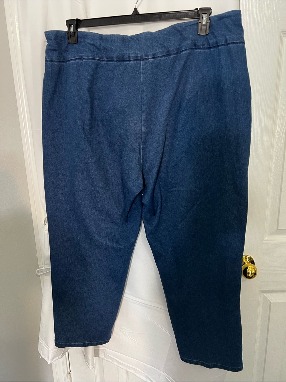Alfred Dunner Dark Blue High-Rise Stretch Pull-On Jeans - Picture 3 of 3